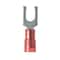 Panduit Fork Terminal, #6 Stud Size, 18 AWG, 600 V, Nylon Insulated, Red, 100 PK PN18-6LF-C - alternate 1